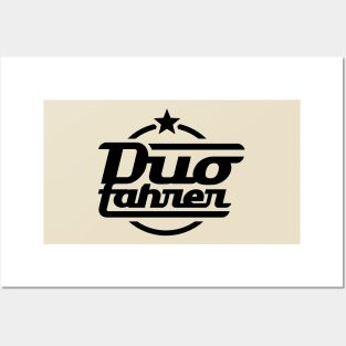 Duo driver logo v.1 (black) Posters and Art